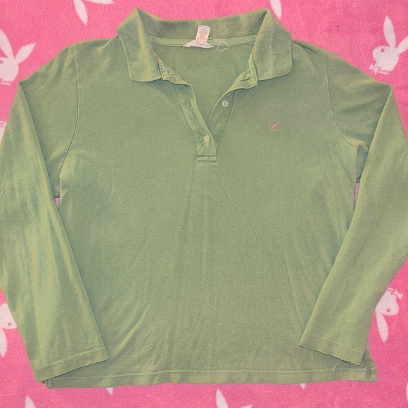 American Eagle Outfitters Tops Rare American Eagle Green And Pink
